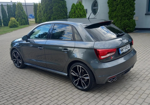 Audi S1 cena 87000 przebieg: 93000, rok produkcji 2014 z Wyszków małe 172